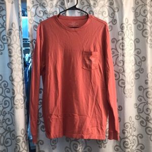 Coral Vineyard Vines Long-sleeved Tee